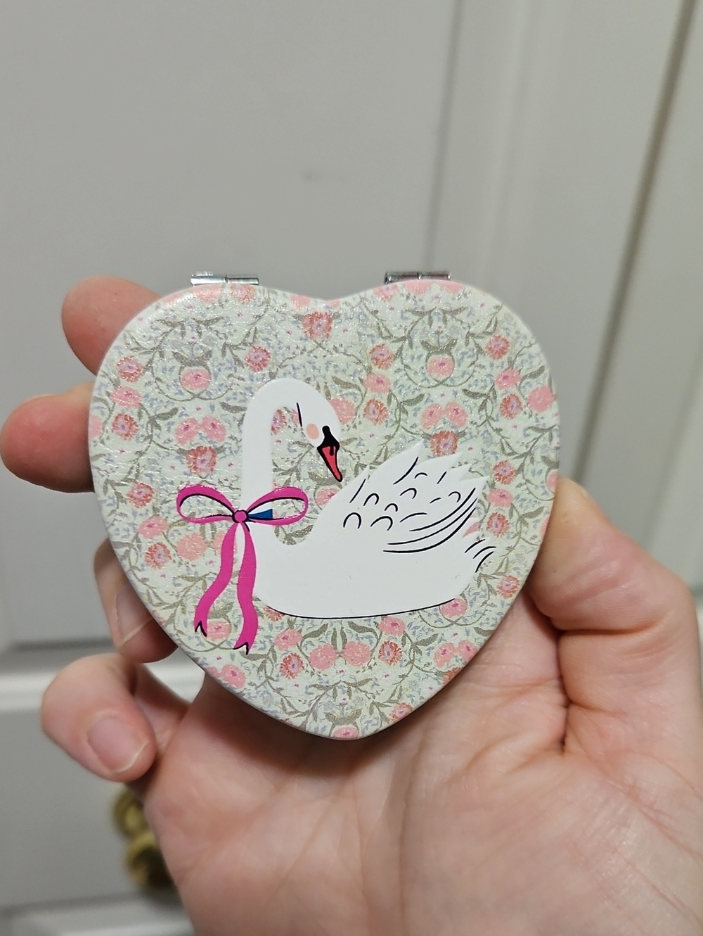 Francescas Coquette Swan Compact Mirror